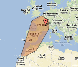 zone intervention asdep: villes de france et villes du maghreb